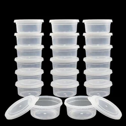 20-Pack Clear Foam Ball Storage Containers with Lids (401592)