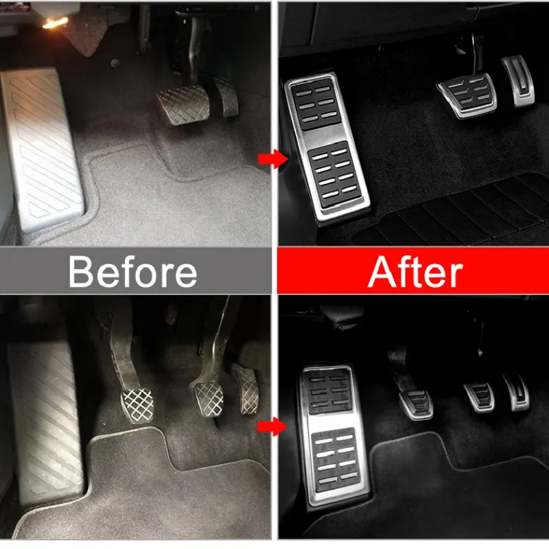 Auto Geen Boor Anti-Slip Brandstof Brake Staal Pad