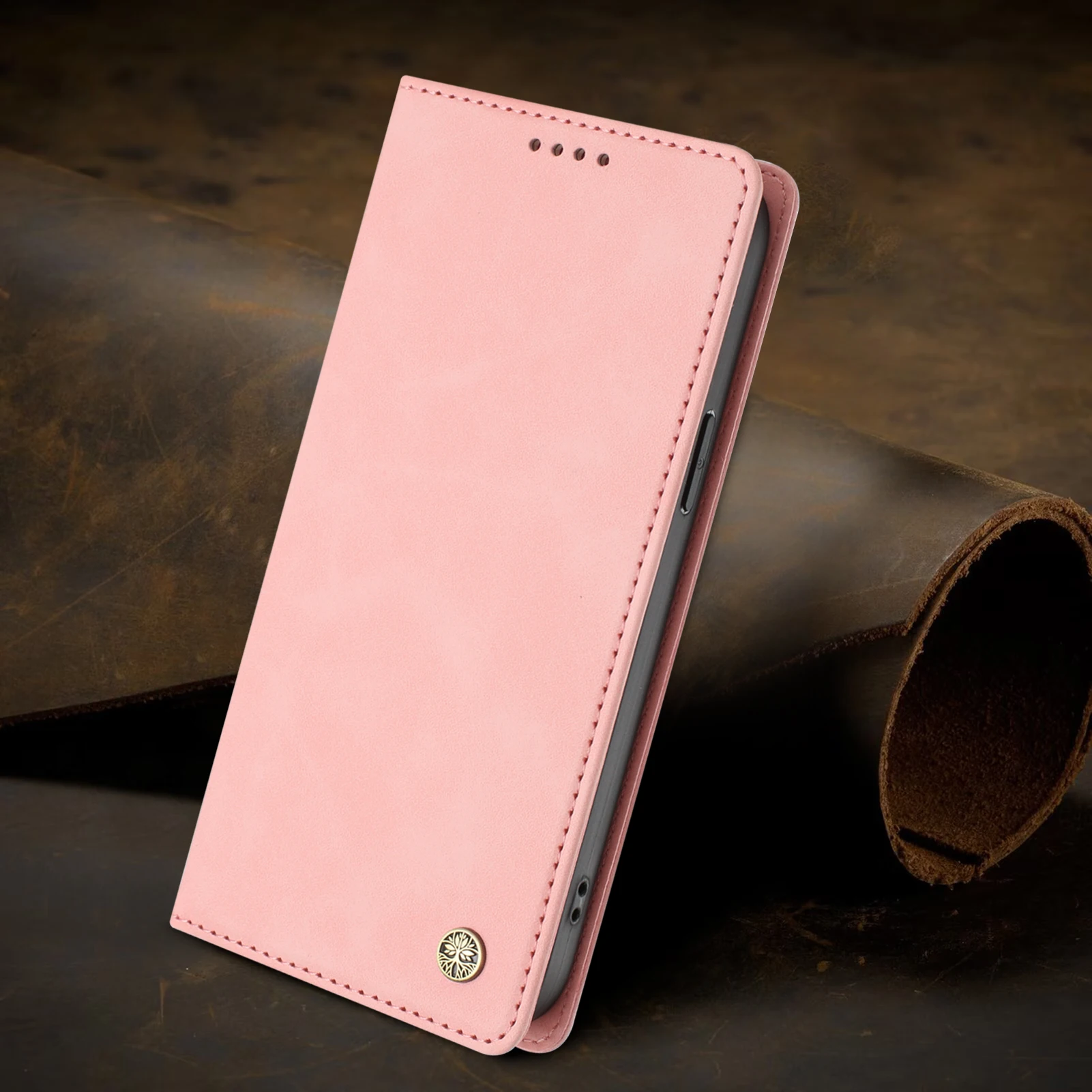 Magnetic Leather Wallet Flip Phone Case