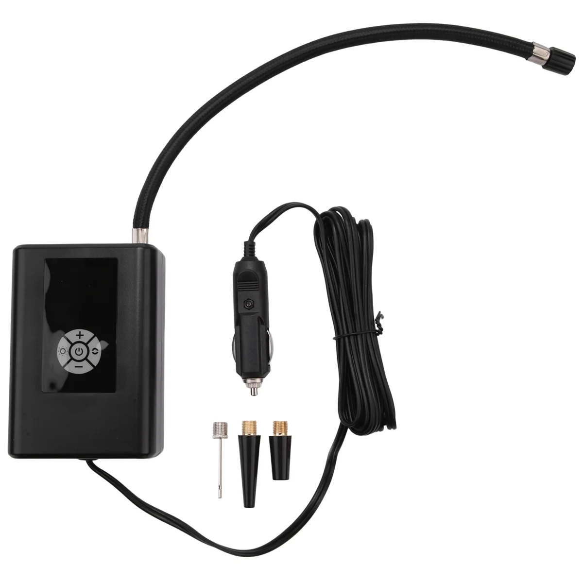 

Rechargeable Air Pump Tire Inflator Wired Type Portable Compressor Digital Car Tire Pump Suitable for Car Bicycle Tire