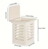 1PC Wall Mounted Toothbrush Holder Set for Bathroom. Spoons and Forks Holder for Kitchen- Space Saving Toothbrush Storage 6