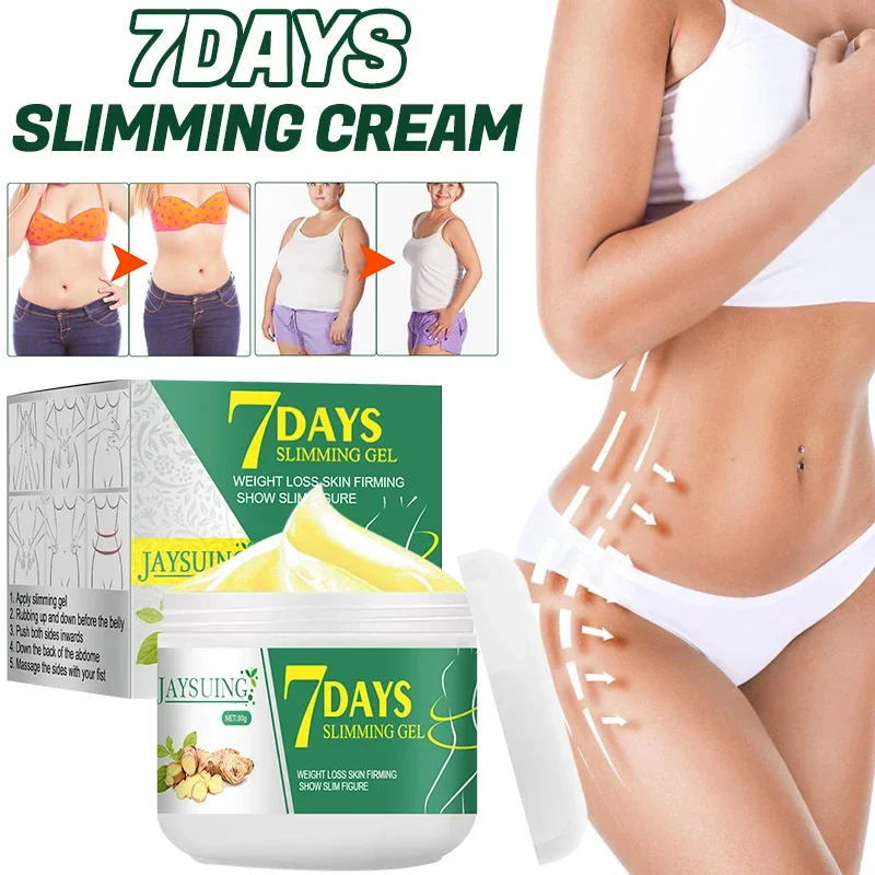Ginger Slimming Cream Massage Burning Fat Abdominal Contraction Body Shaping Beauty Cream Leg Waist Firming Slim Weight Loss 30g