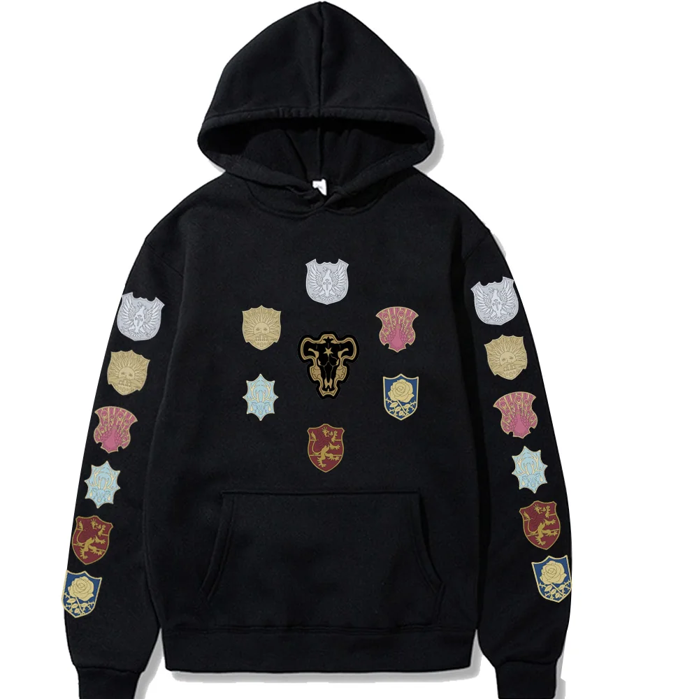 

Funny Anime Black Clover Logo Hoodie Long Sleeve Sweatshirt Clothes