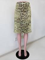 TARUXY Fashion Snake Pattern Straight Skirt For women High Waist Slim Long Skirt Ins Hot Streetwear Female Skirt Summer New 2025 - Image 6