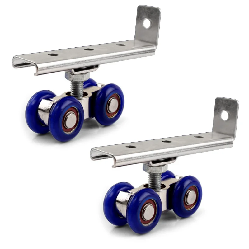 2pcs/set Sliding Door Roller Hardware Slide Doors Pulley 4/8 Wheels