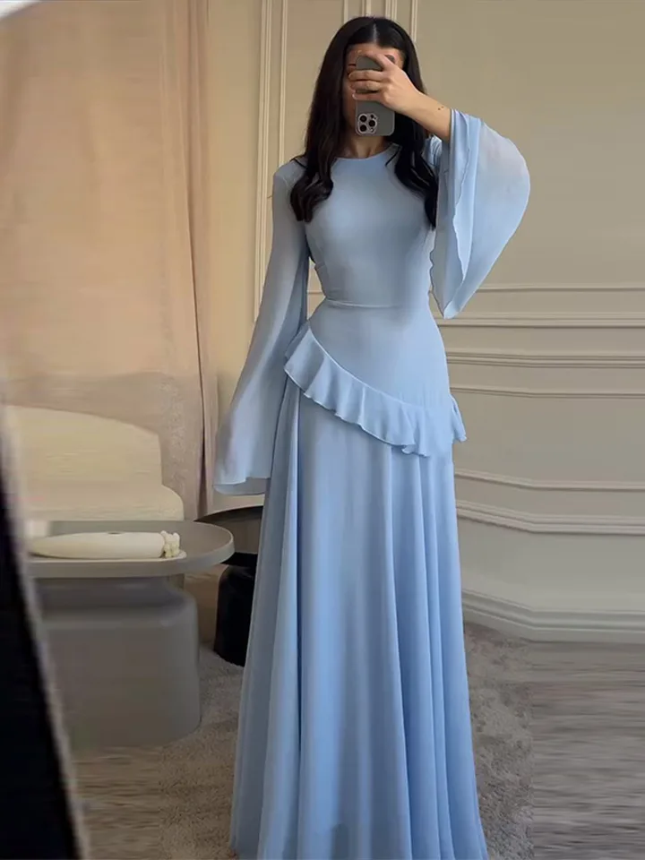 green satin long dress Sage Green Prom Dresses Satin Long Split V-neck