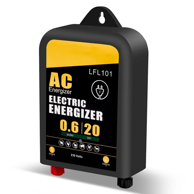 20 Km -Es Elektromos Kerítés Energizer Állattenyésztés Nagyfeszültségű Impulzusvezérlő Vízálló Baromfi Állati - Image 5