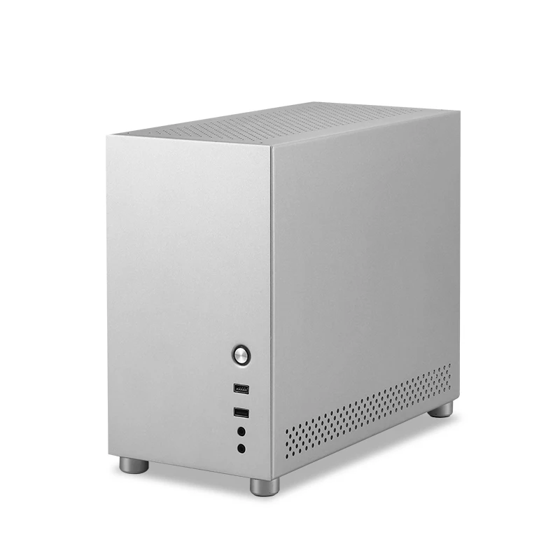 

SKTC xingkaitian hx100 handle all aluminum mATX game glass desktop computer case sfxatx power supplyCD
