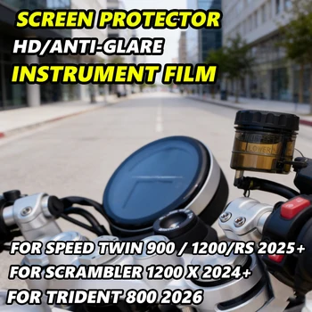 Pellicola Protettiva per Display TFT Cruscotto Moto 2026 per Trident 800 2025- Speed Twin 900 1200/RS