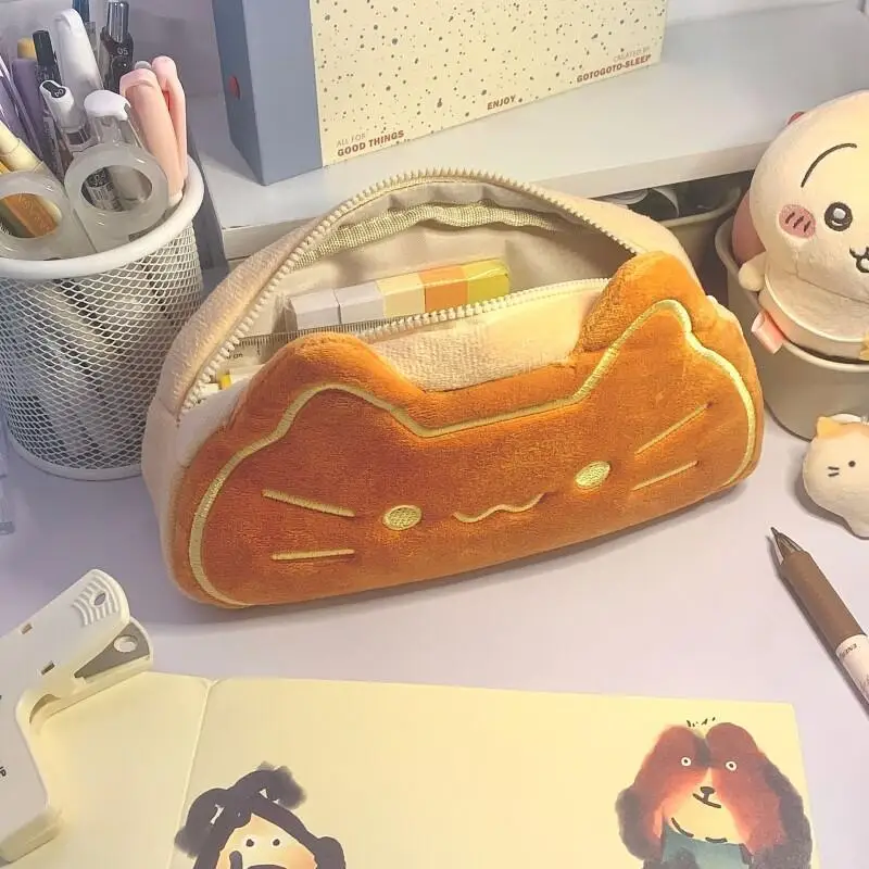 Kawaii Cat Bread Harajuku Pencil Case - Limited Edition