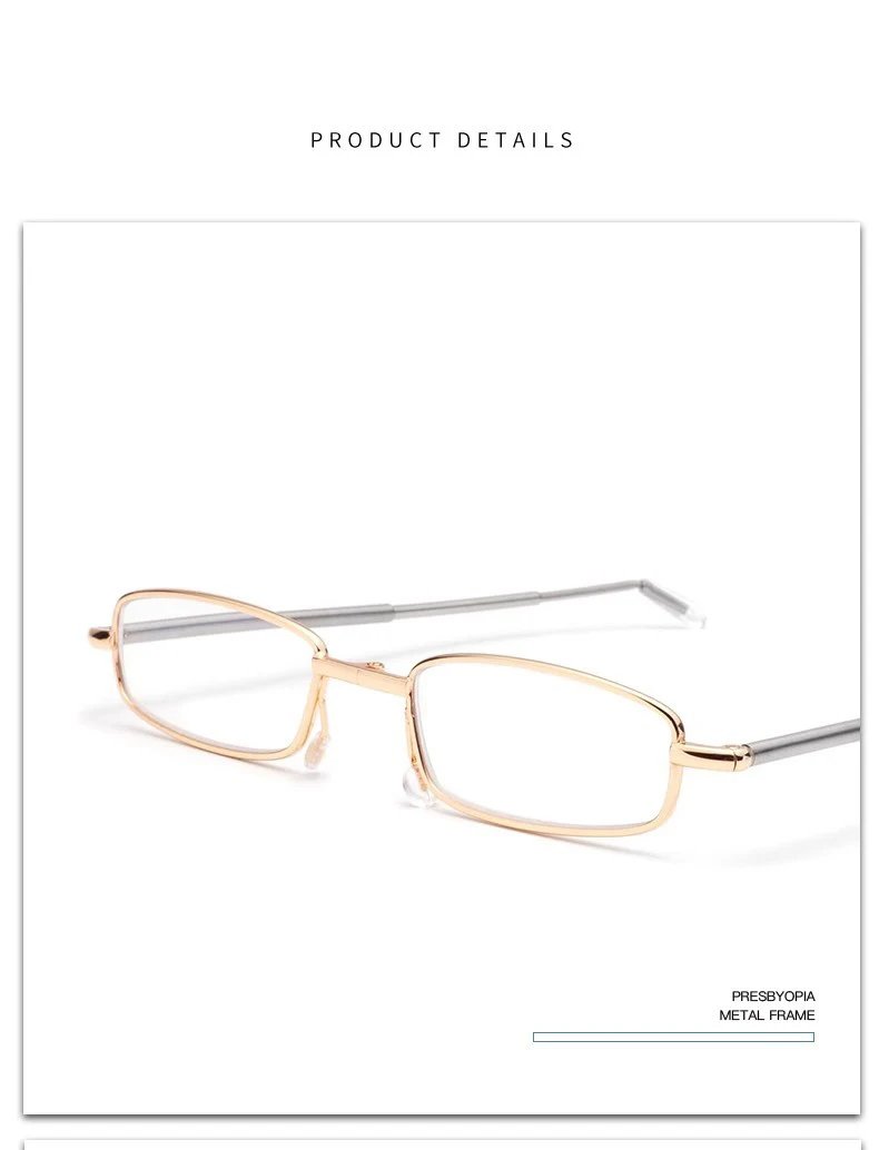 Neue Herren-Lesebrille, modisch, hochauflösend, ultraleicht, praktisch, faltbar, Retro-Vintage-Lesebrille 812 – Detail 7