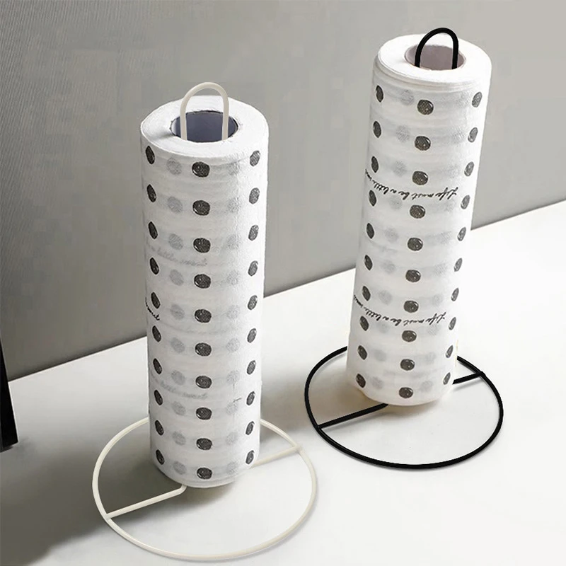 Iron Kitchen Roll Paper Towel Holder,Bathroom Dining Table Vertical Napkin Storage Rack,paper towel holder,towel rack,toilet roll holder,paper towel rack,tissue holder,napkin dispenser