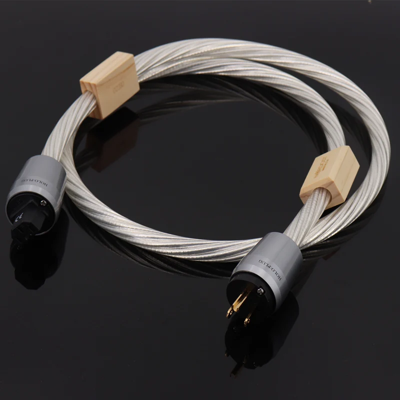 

New Nordost Odin 2 hifi power cord audio power cable 7n silver plated conductor TSC shielded EU / US gold plated plug