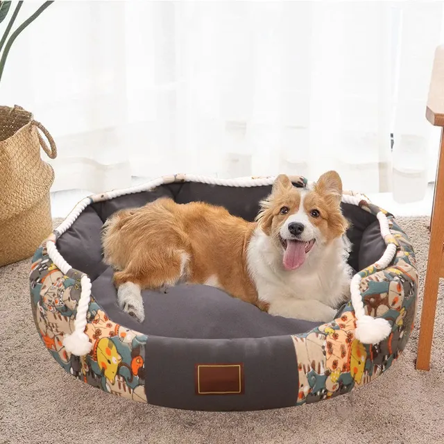 Pet Dog Bed Pets Sofa Protection Plush Pad Dogs Sofa Pets Furniture Sofa Cover with Soft Neck Pad Machine Washable 1