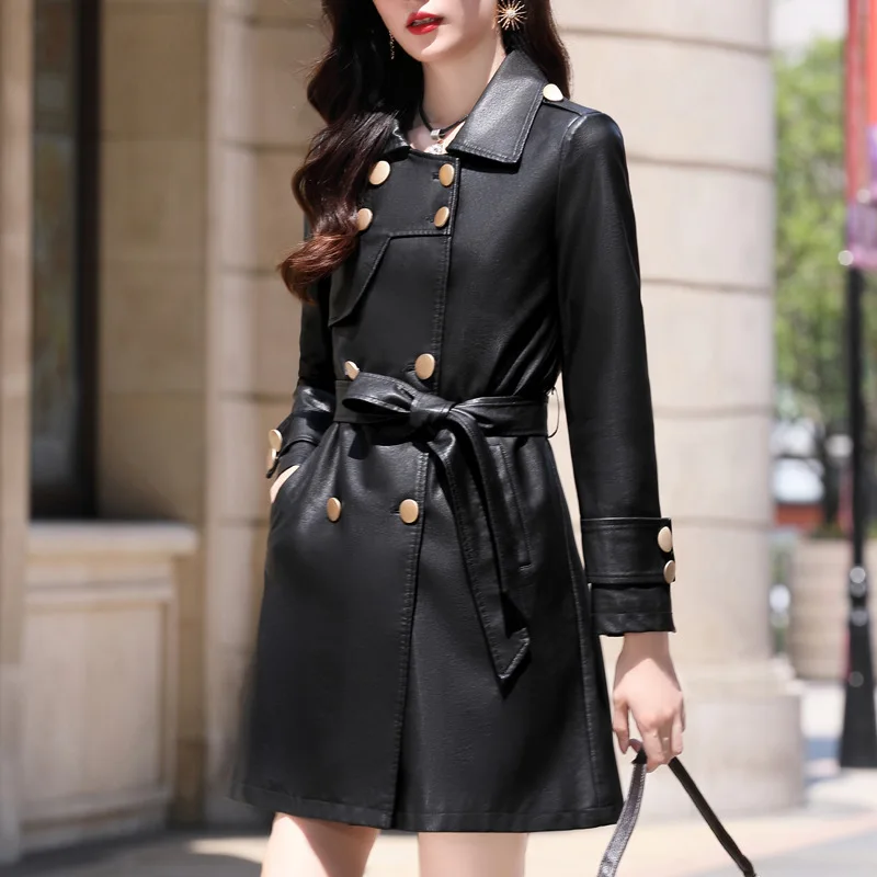 Рисунок 3 - Кожаное пальто для женщин