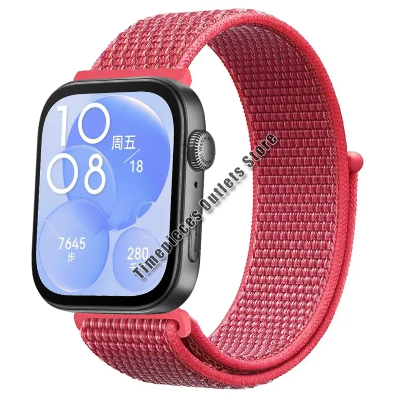 Breathable Nylon Loop Strap: Sport Replacement Wristband for Watch Fit Accessories