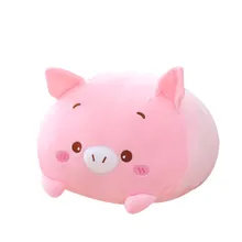 1Pcs 20Cm Roze Varken Knuffel Knuffeldier Zoete Zachte Cartoon Pop Kussen Kerst Birthyday Gift Kussen Leuke kawaii Plushie