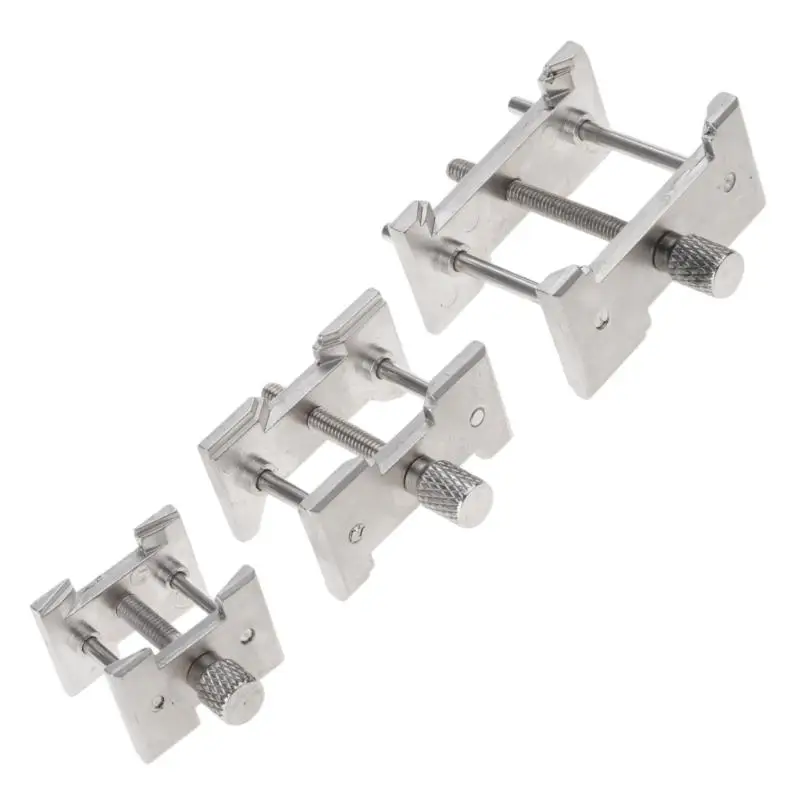 R53C Multifunktionale Feste Basis Aluminium Uhrwerk Halter Uhren Reparatur Zubehör Uhrwerk Klemme für Uhrmacher – Detail 1