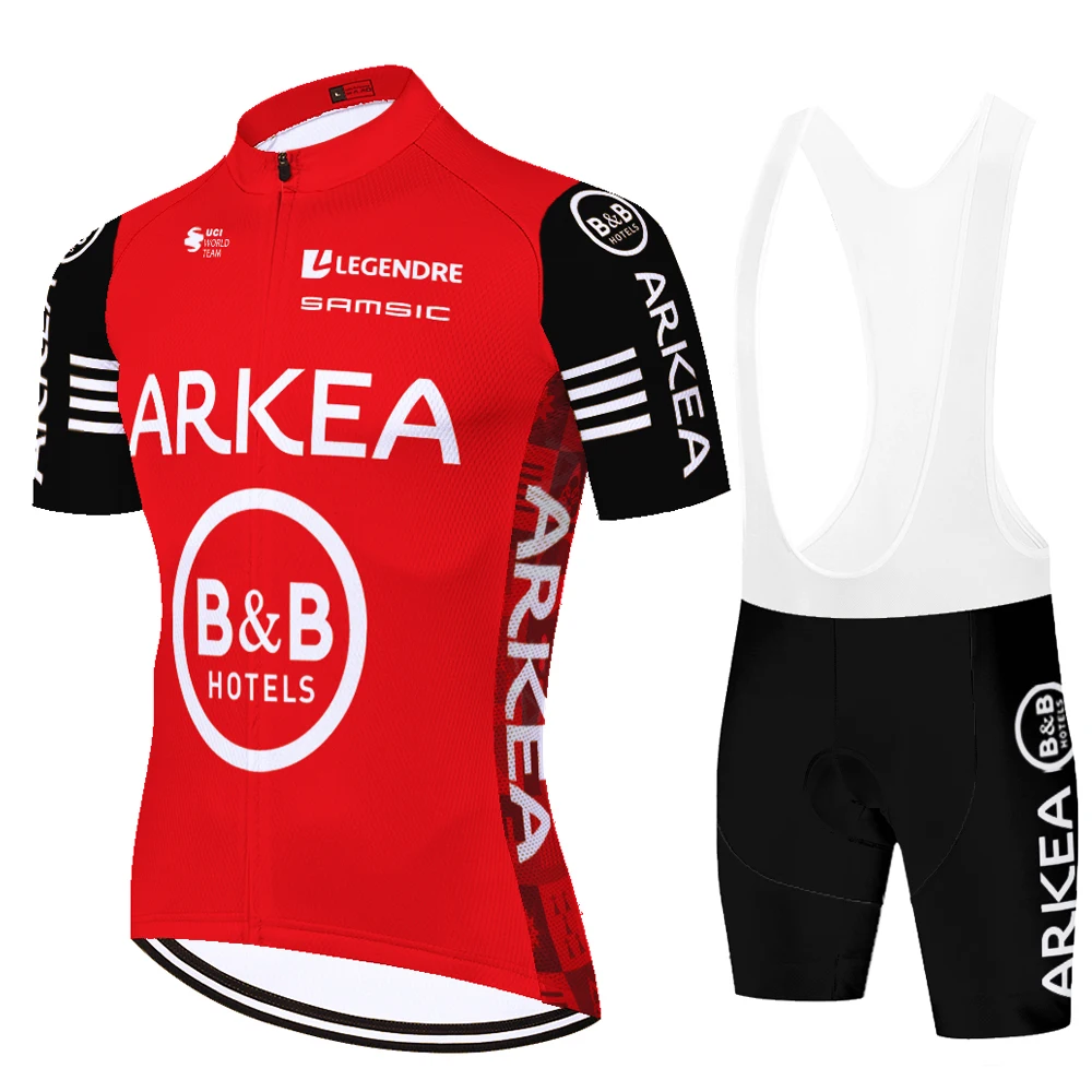 Arkea Malliot Culotte Ropa Bermuda Kit Bicicleta Equipamento Jersey Cycling Maillot Ciclismo Maillot Ciclismo Hombre