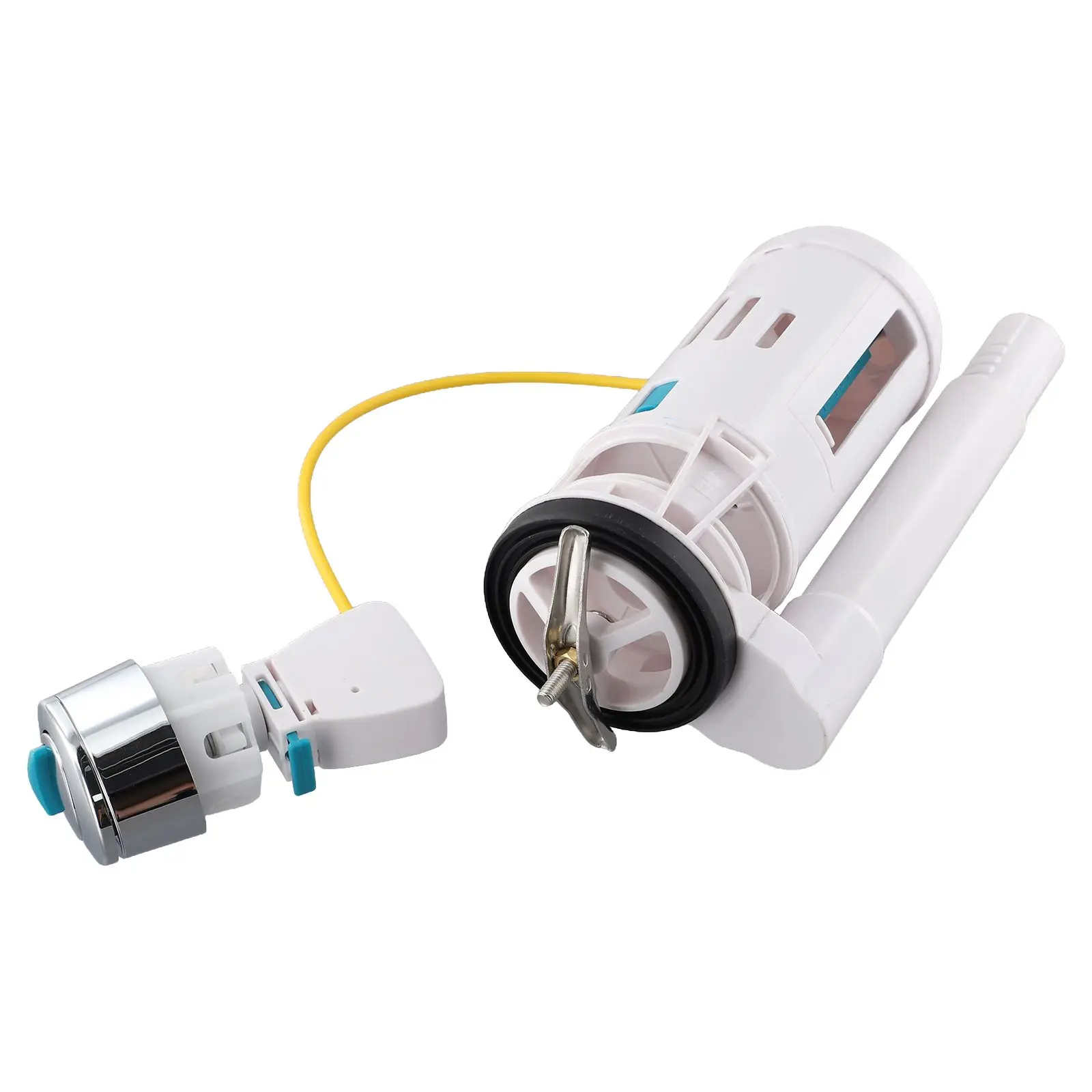 【Trending Now】 Easy Installation Toilet Repair Toilet Cistern Flush Parts Suitable For Plastic Water Wire-controlled Drain Valve.