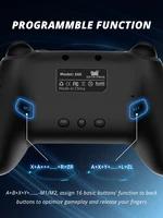 DATA FROG Wireless Controller For Switch OLED/Lite Console Pro Gamepad with 1000Mah Battery Programmable Turbo Function - Image 3