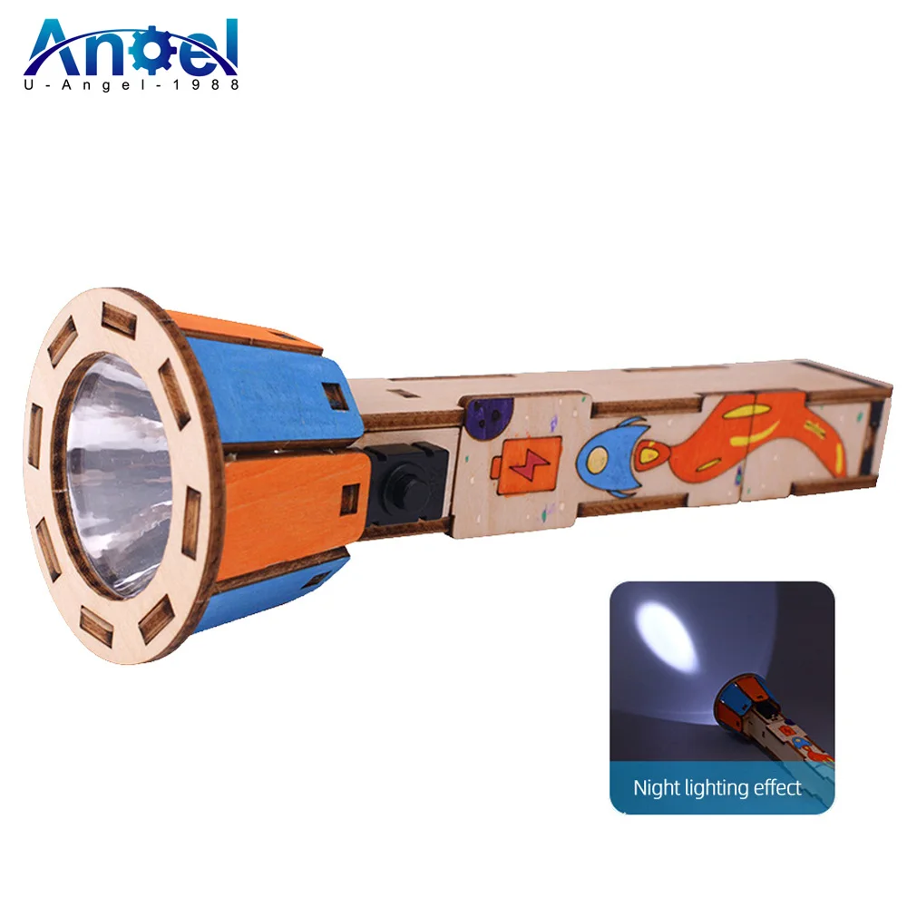 

1/2/5 Set DIY Flashlight DIY Science Experiment Kit & Education Model Toy Physics Science Toys For Children Gift Toy Project