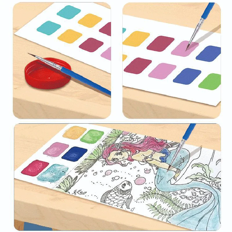 Kawaii Barbie Desenho Livro Princesa Pintura Imagem Livros Crianças  Educativo Colorir Criativo Arte Presentes Brinquedos Catroon Álbum -  Bonecas - AliExpress