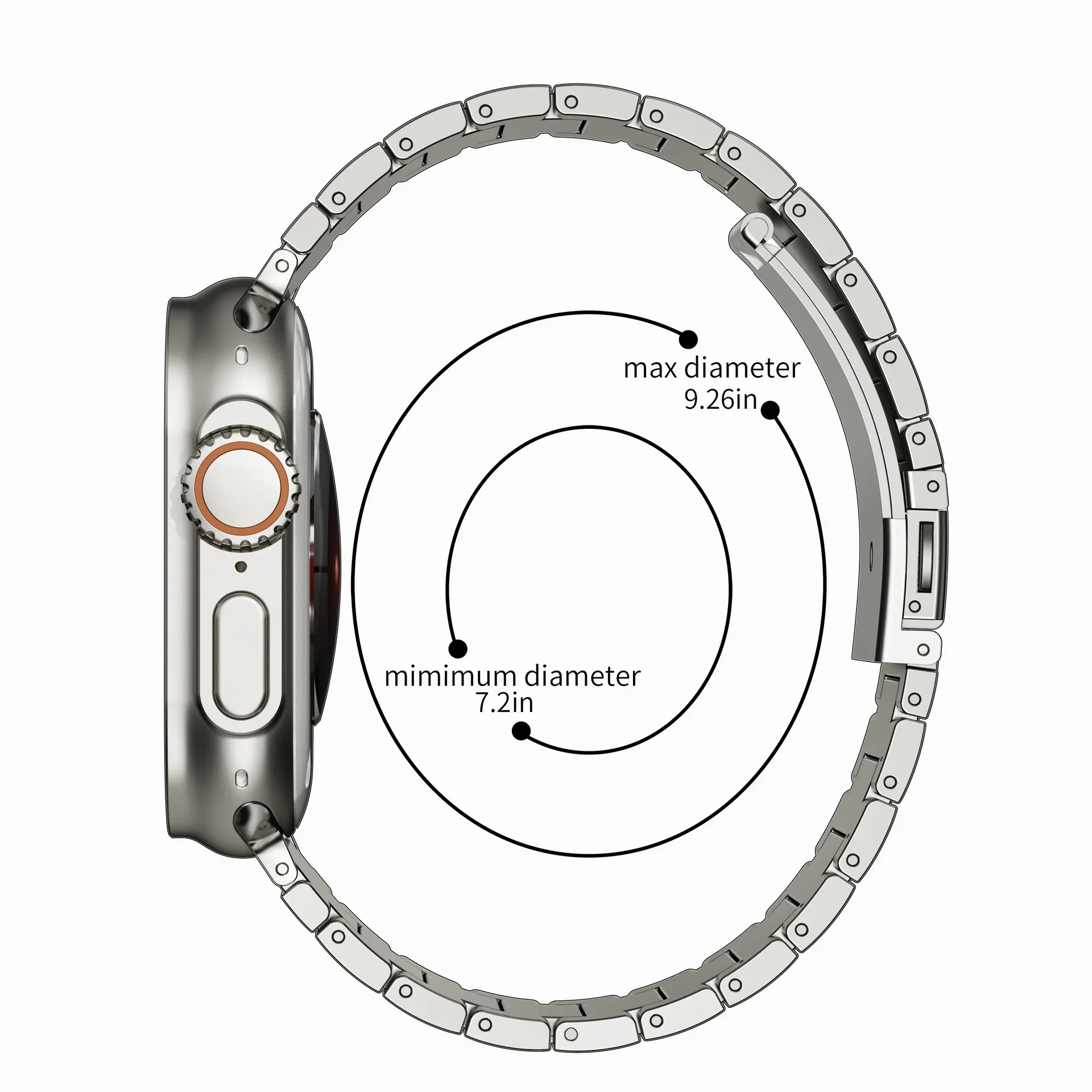  ġ Ʈ 2  ƼŸ Ʈ, 49mm , ݼ Ͻ, ̿ġ ø 9 8 7 45mm 41mm 6 5 4 se 42 44mm 40mm 