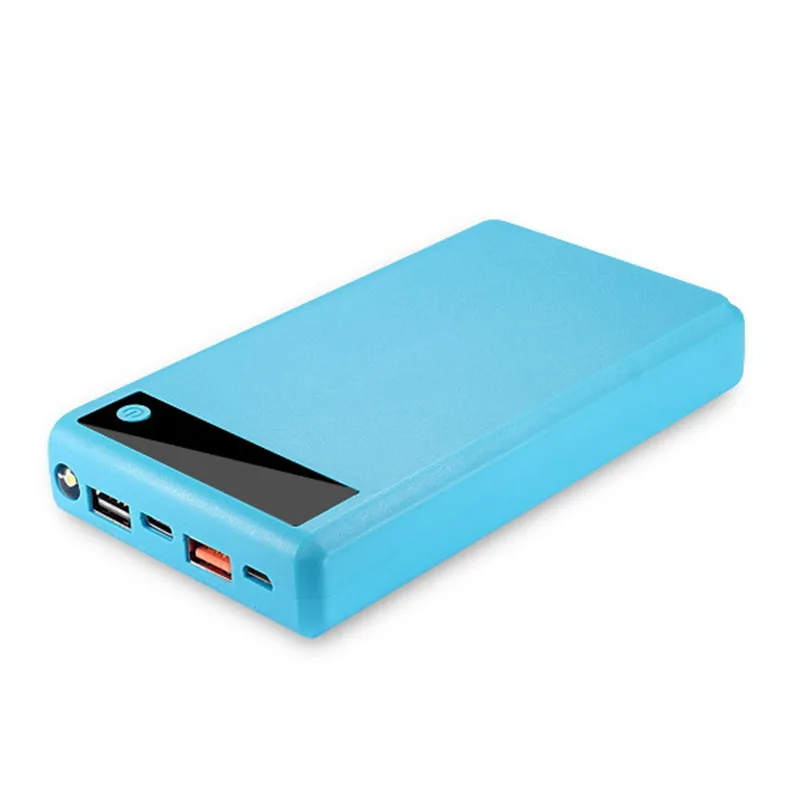 Display Screen Power Bank Shell Micro Type-c Input 6*18650 Battery External Charger DIY Powerbank Box Outer Case,power bank case,battery power bank box