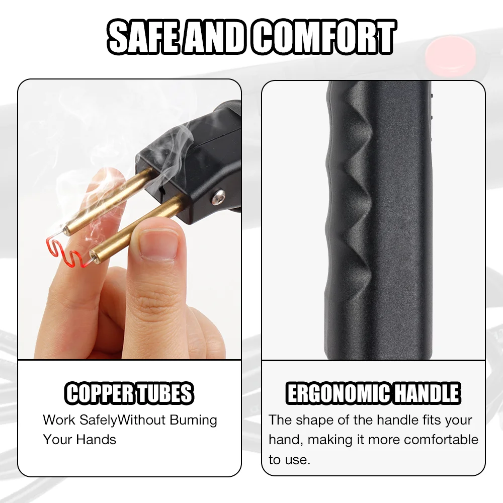100W Plastic Welding Gun, Car Bumper Plastic Welding Machine Kit, Home Thermal Stapler, Garage Tools, 50W/100W Woldering Iron 3