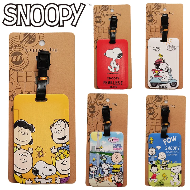 Snoopy Bagagelabel