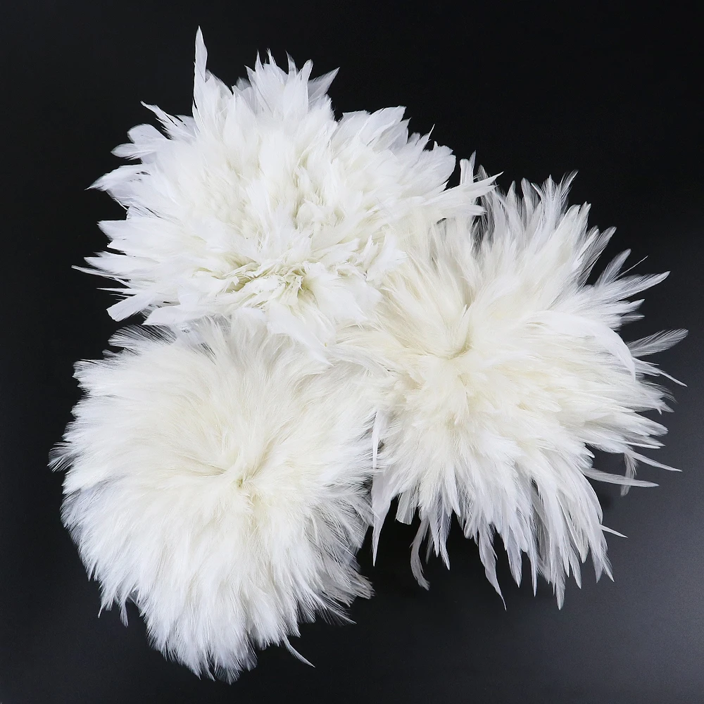 800-1000 PCS/Lot White Rooster Feathers Trim 4-8 Chicken Feather Strip  Natural Feather Plumes Jewelry Costume Hat Party Decor - AliExpress