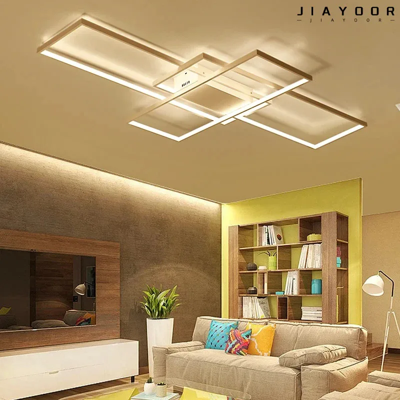 

2023 Modern 110V-260V Square LED Bedroom Living Room Dining Room Study Ceiling Light Household Lighting Fixtures Free Shipping