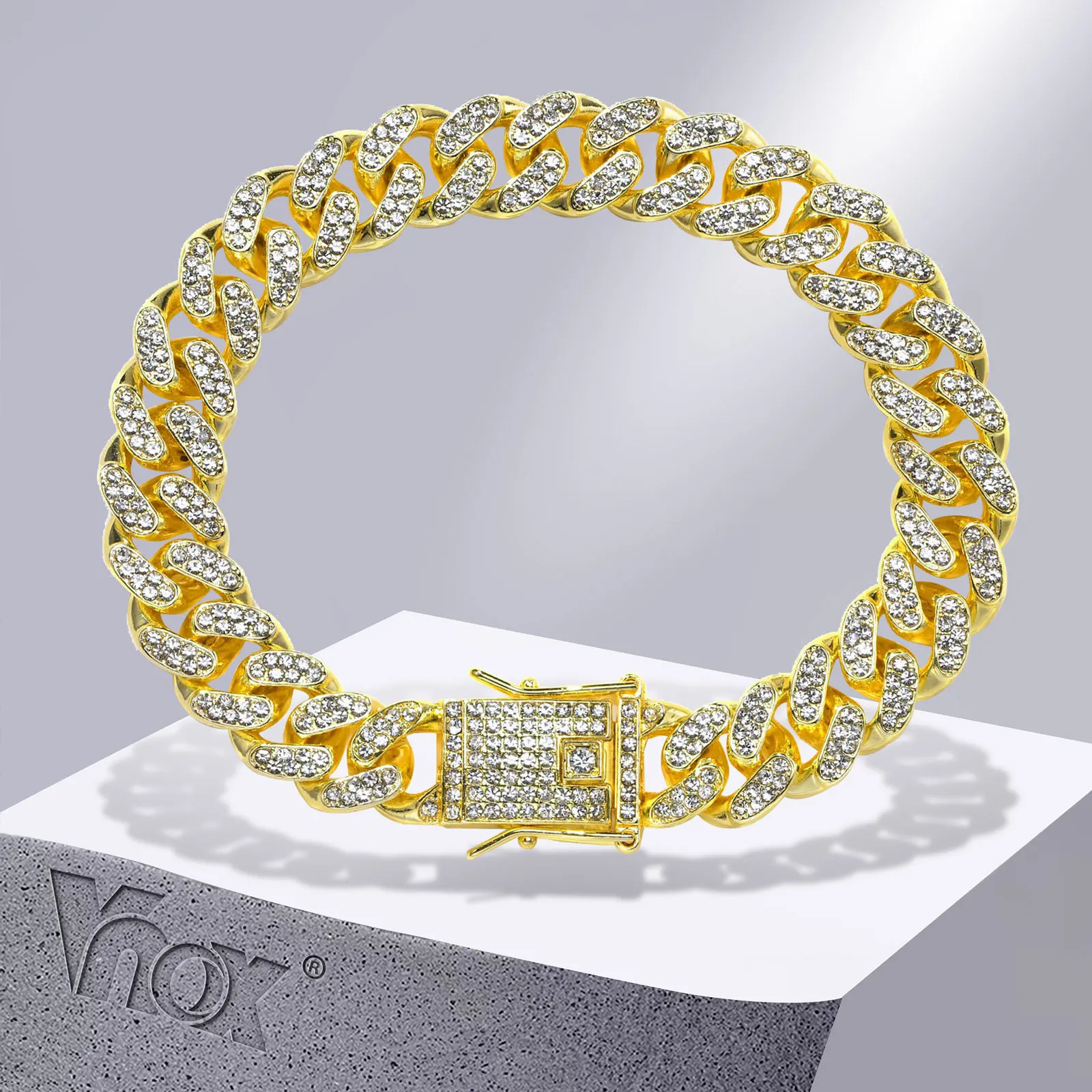 Chain Bracelet Crystal Bracelet 12mm For Men