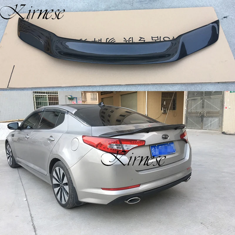 

Carbon fiber Unpainted Color Rear Trunk Boot Wing Rear Lip Spoiler For Kia K5 Optima 2011 2012 2013 R style