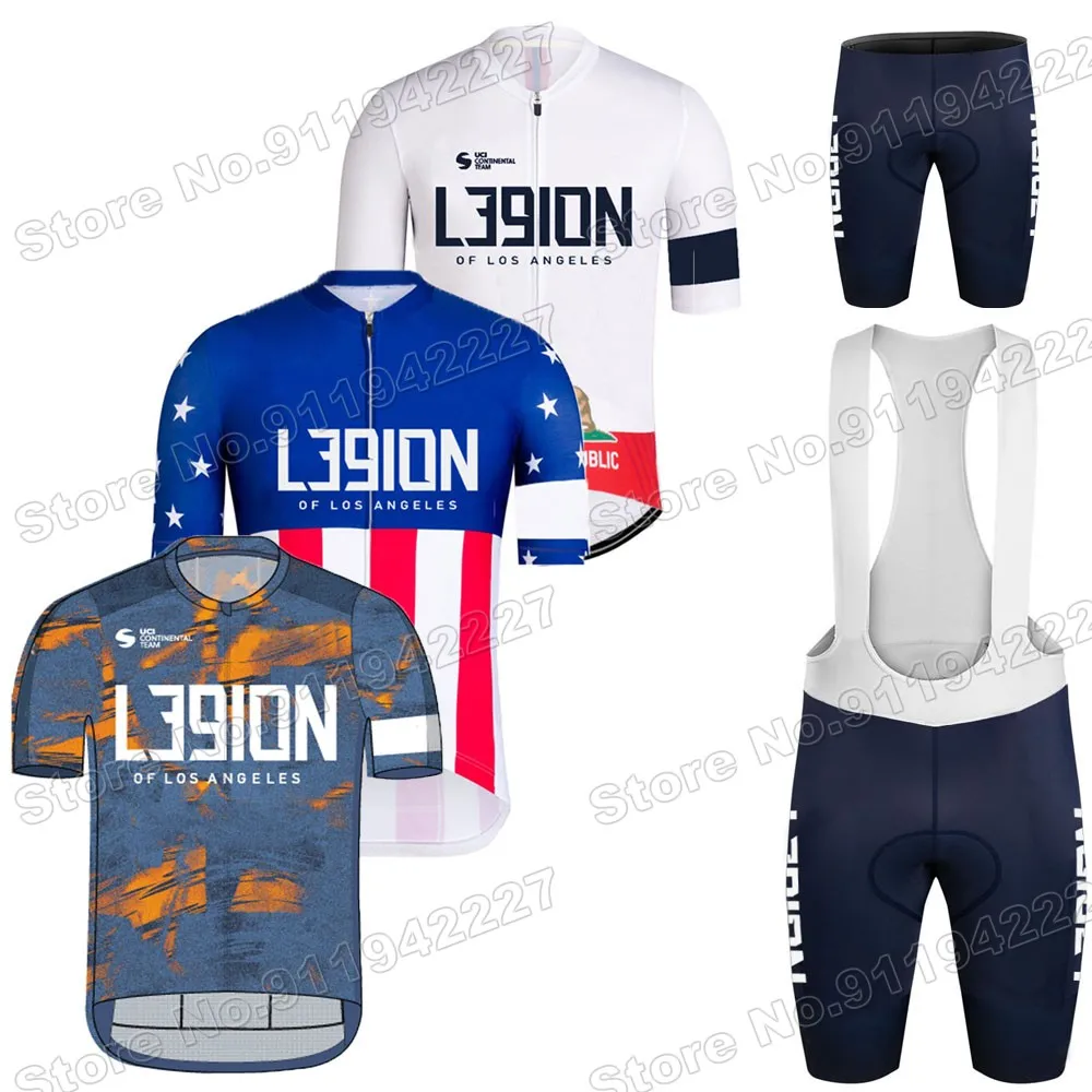 2021 LEGION OF LOS ANGELES Cycling Jersey Set USA California
