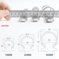 Metal Spiral Rings Binder Clip With 2 Pairs of Screw For Diary Notebook Planner A5 A6 Persoanl A7 Binder Clip File Folder 2