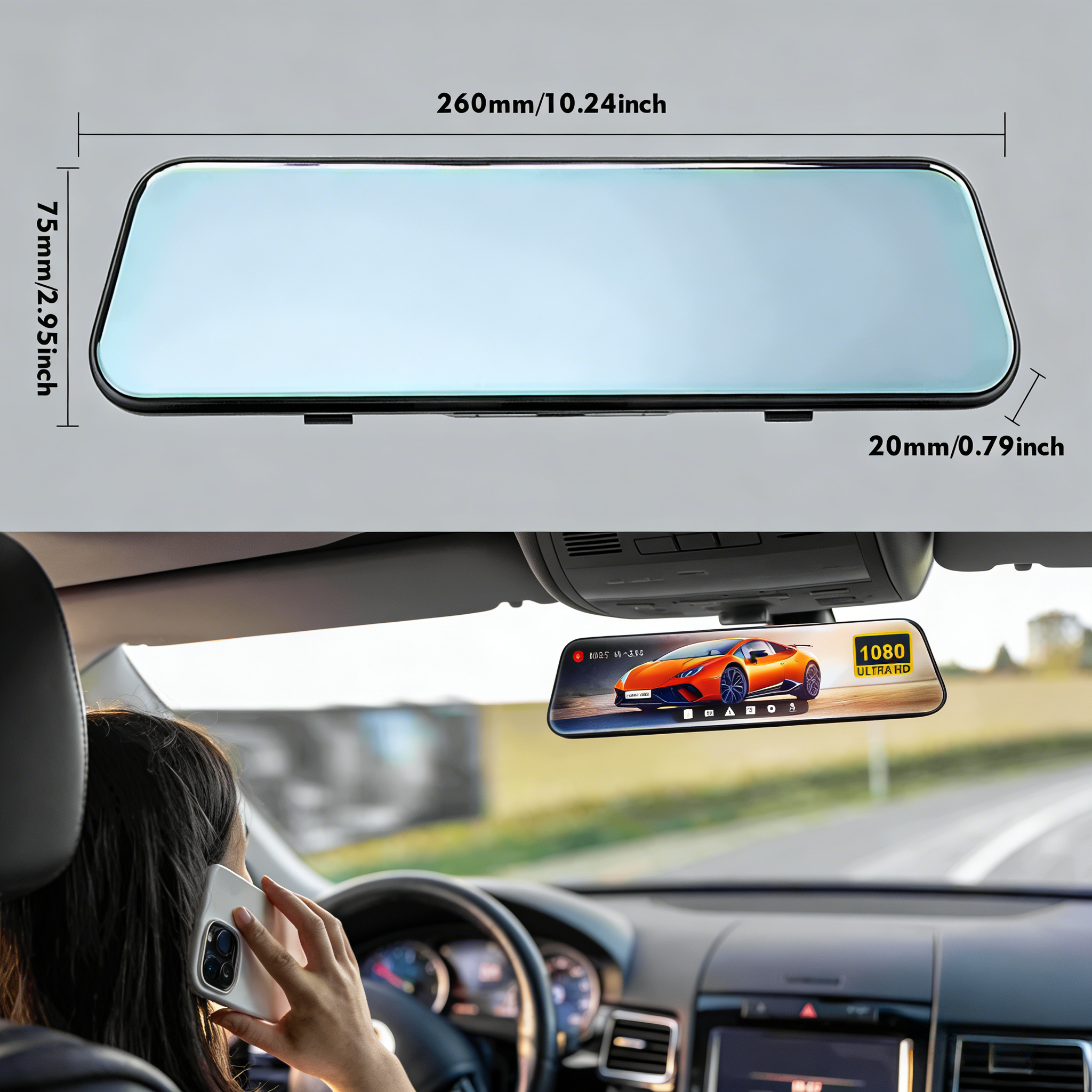 Rearview Mirror Camera – High Definition and Night Vision!!
