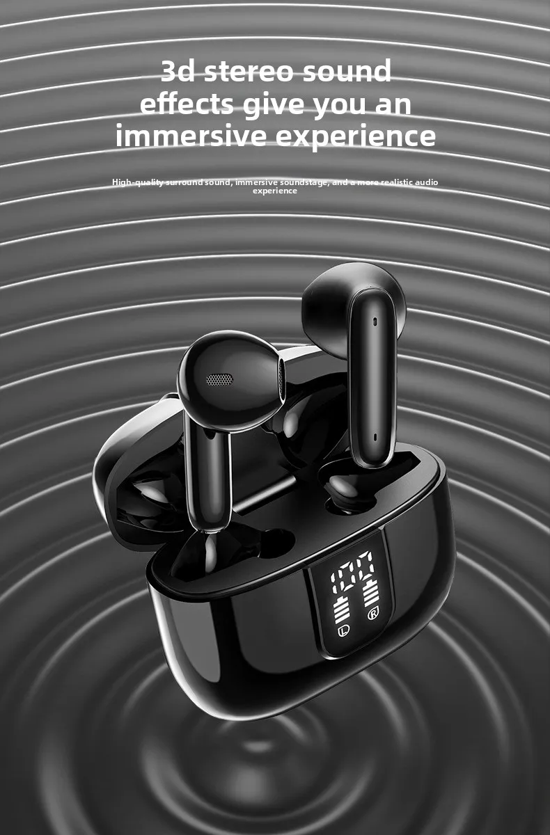 Hot-Selling Bluetooth Earphones6Mai Noise Cancelling Sports Semi-In-Ear Wireless