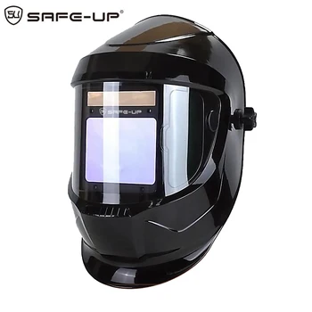 Casco per saldatura SAFE-UP MIG MAG TRUE Color 4 sensori Vista laterale panoramica 180 °   Maschera per saldatura oscurante automatica per saldatrice