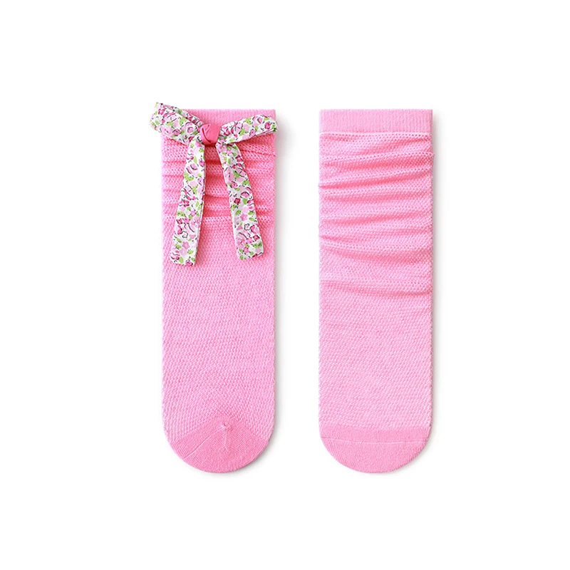 

Kids Girls Socks, Breathable Knitting Bow Spring Summer Casual Home Party Toddler Girls Socks