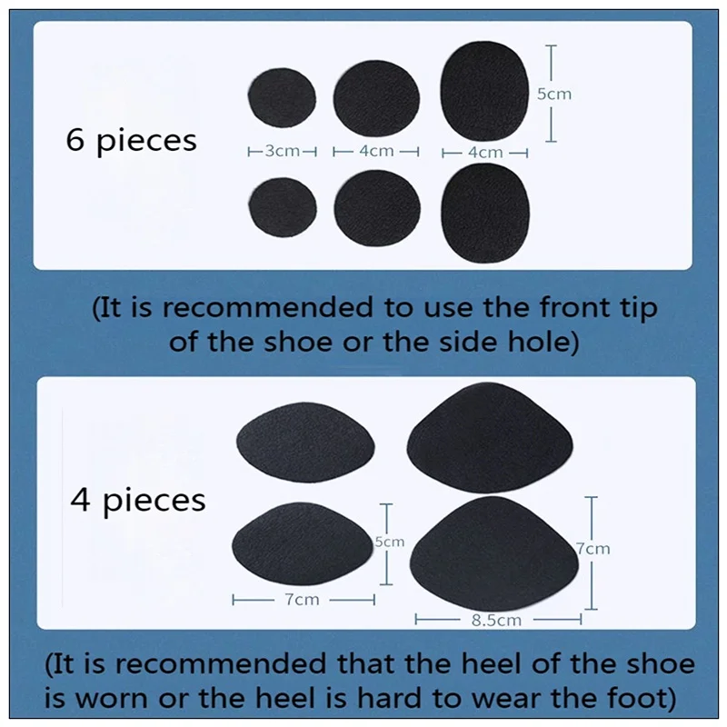 Shoe Patch Vamp Repair Sticker Subsidy Sticky Shoes Insoles Heel Protector heel hole repair Lined Anti-Wear Heel Foot Care Tool