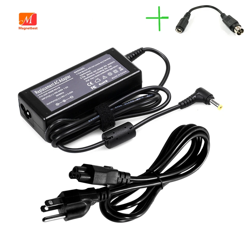 Alimentatore Caricabatteria Delta Acer Originale 65W 19V 3.42A ADP-65JH DB 19V 3.42A Spinotto 5.5 X 1.7mm - Foto 10