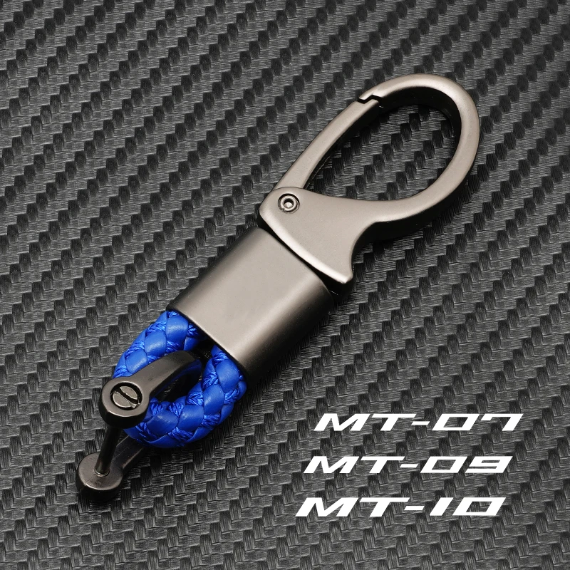

Брелок для мотоциклов Yamaha MT 07 09 10 MT07 MT09 SP MT10 FZ09 FZ07, металлический плетеный трос, аксессуары для мотоциклов