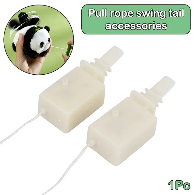 1Pc DIY Handmade Plush Toy Pull Rope Swing Tail Clockwork Pulling Toys Replacement Parts For DIY Plush Craft Toy Accessories 1