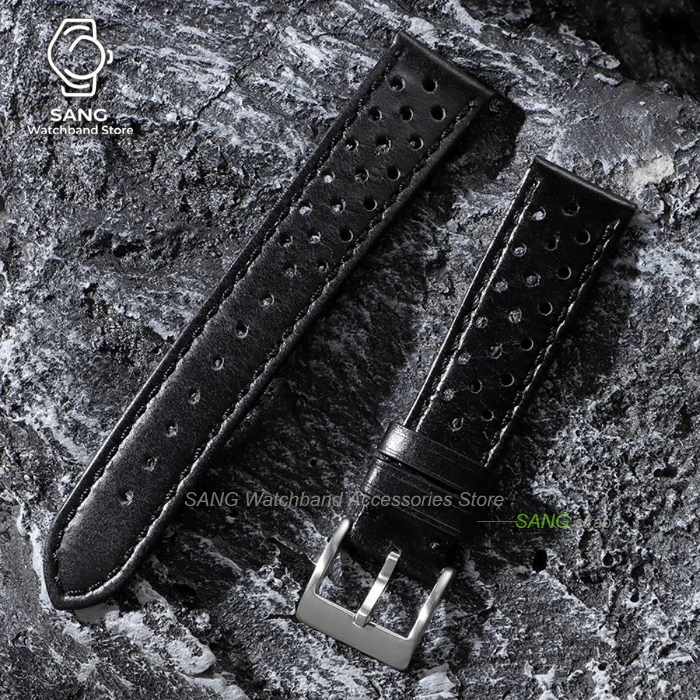 Vintage Calfskin Leather Watch Strap - Breathable Sport Bracelet Accessories