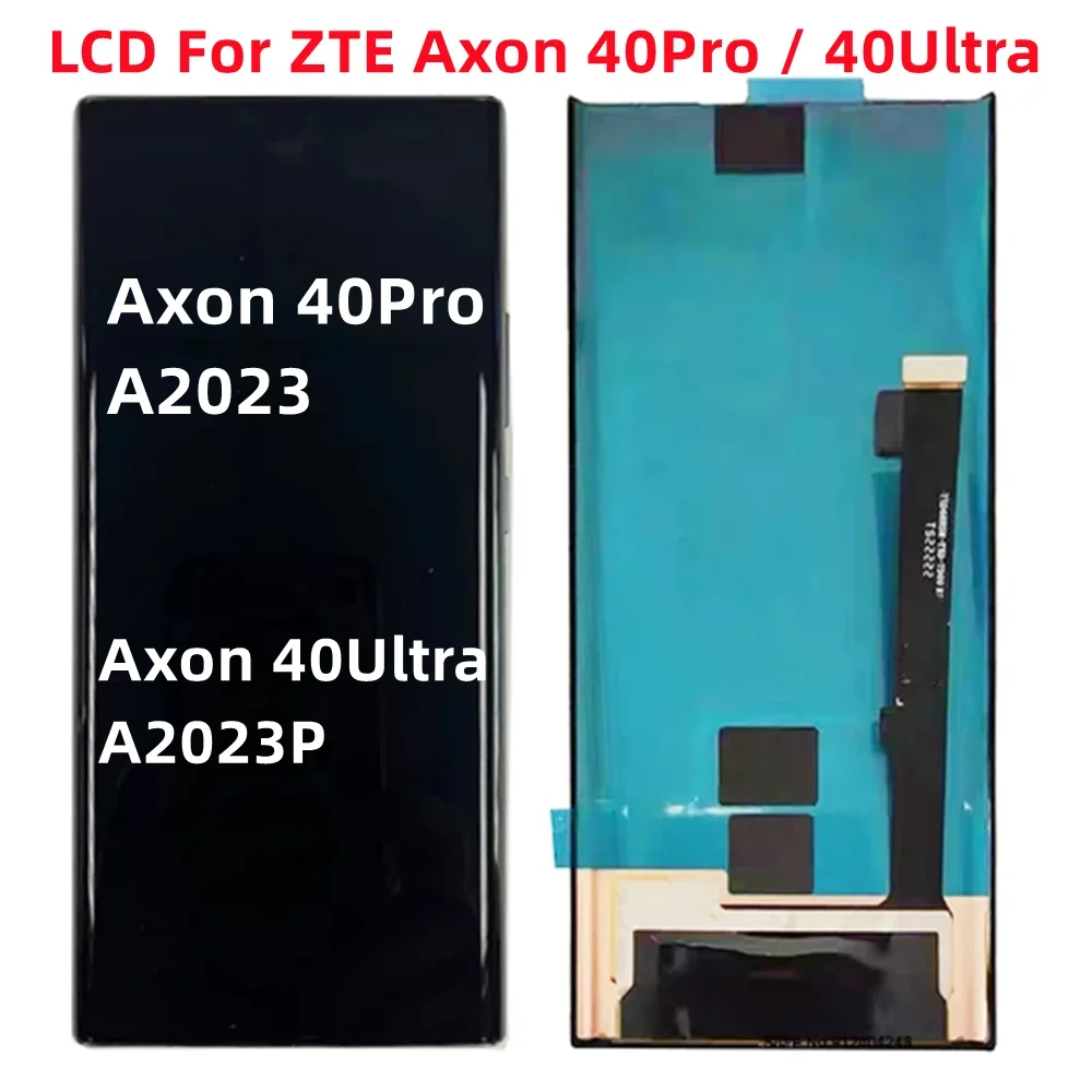 

Оригинальный ЖК-дисплей для ZTE Axon 40 Ultra / 40 Pro 5G, ЖК-экран с сенсорным дигитайзером в сборе A2023/A2023P, замена