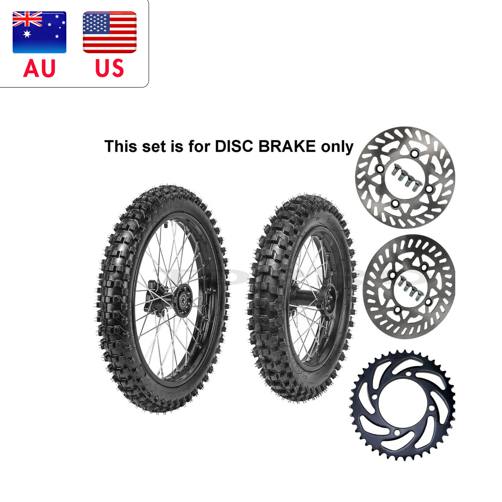 

Колесный ротор передней шины 12 мм 60/100-14 для питбайка SSR CRF Coolster 70/110/125cc сменные инструменты для мотоциклетных шин