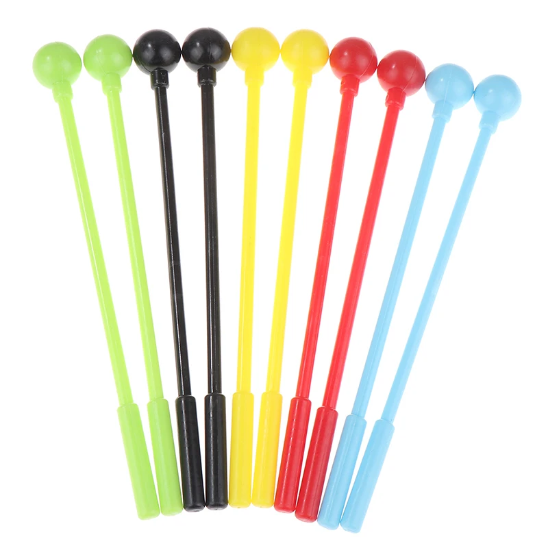 2Pcs Percussion Drum Sticks Schlägel Drumsticks Erwachsene Kinder Stick Mallet Kunststoff Instrument kinder Spielzeug Zubehör – Detail 8