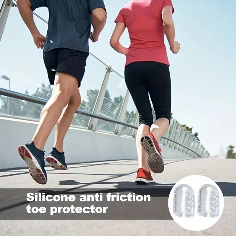 Silicone Toe Protector 20Pcs Breathable Gel Toe Cap Men and Women Tasteless Cover Small Anti Friction Tube